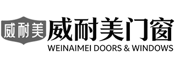 威耐美门窗官网-佛山断桥铝系统门窗品牌厂家黑色字体LOGO